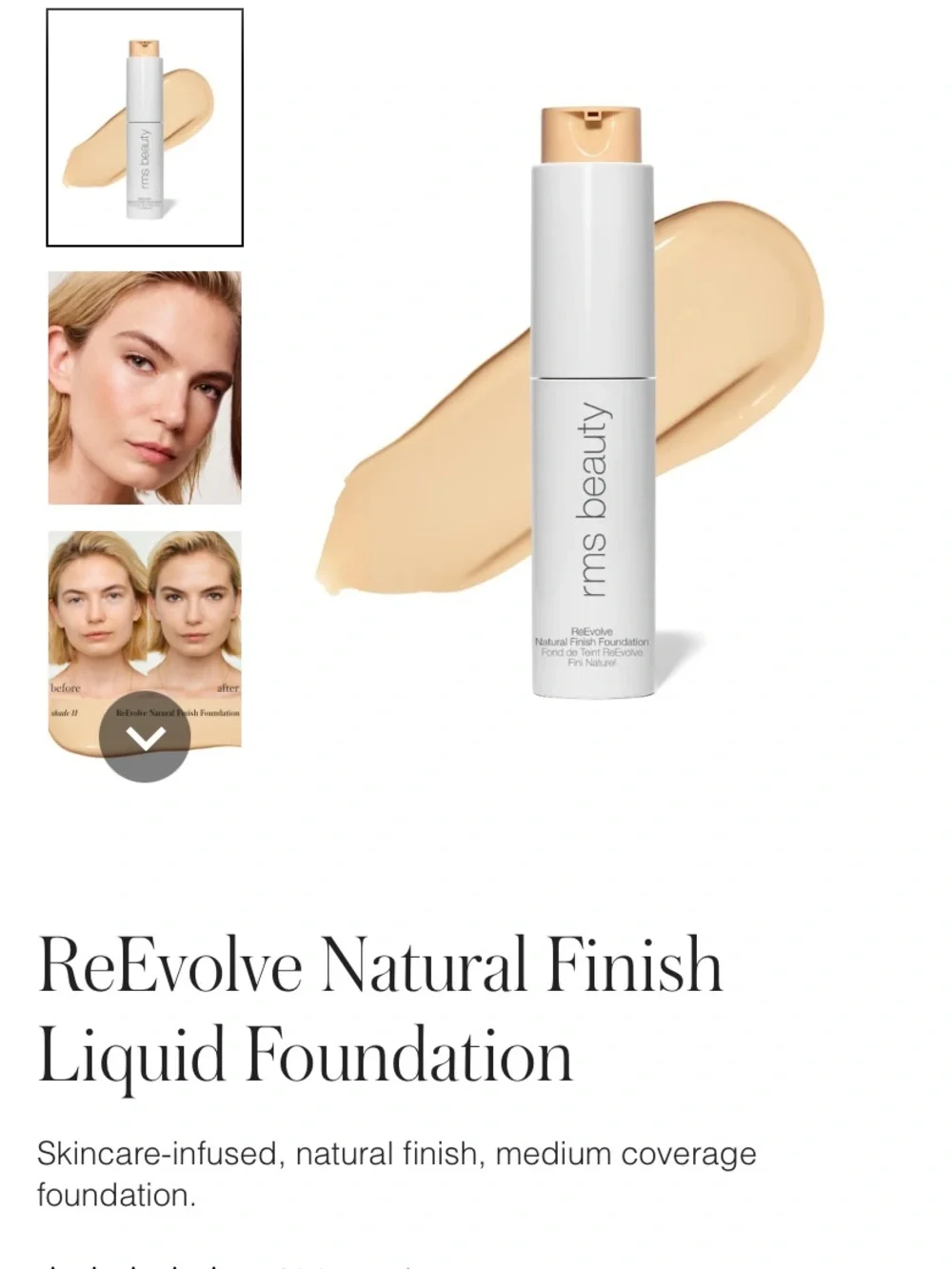 RMS Beauty ReEvolve Natural Finish Foundation